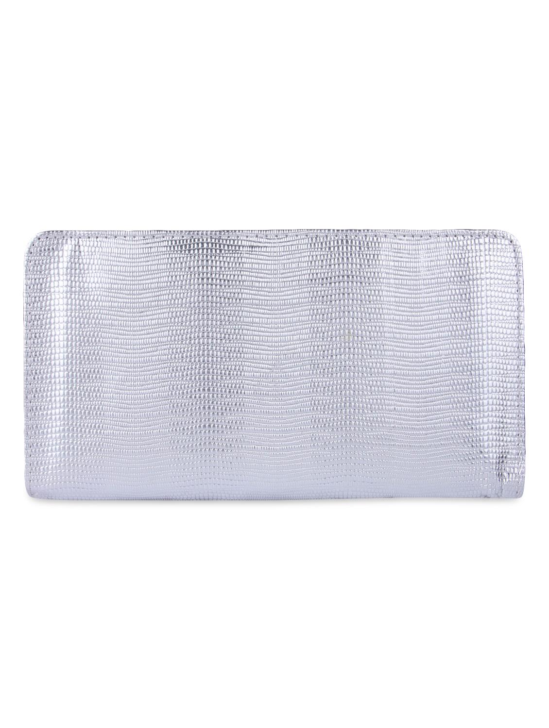 silver silk embellished clutch - 9566806 - Zoom Image - 2