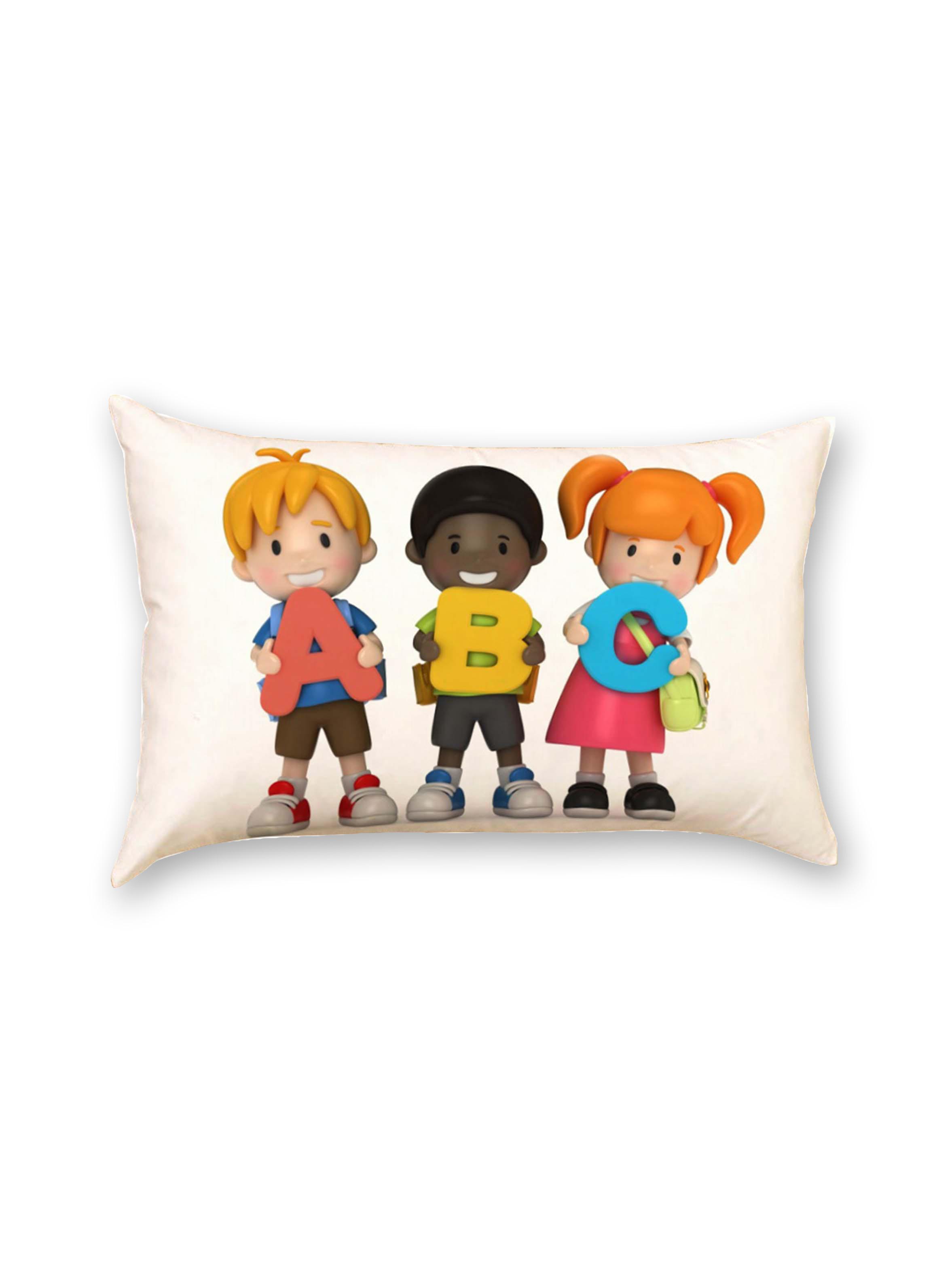 multicolor poly silk pillow - 9570271 - Zoom Image - 1