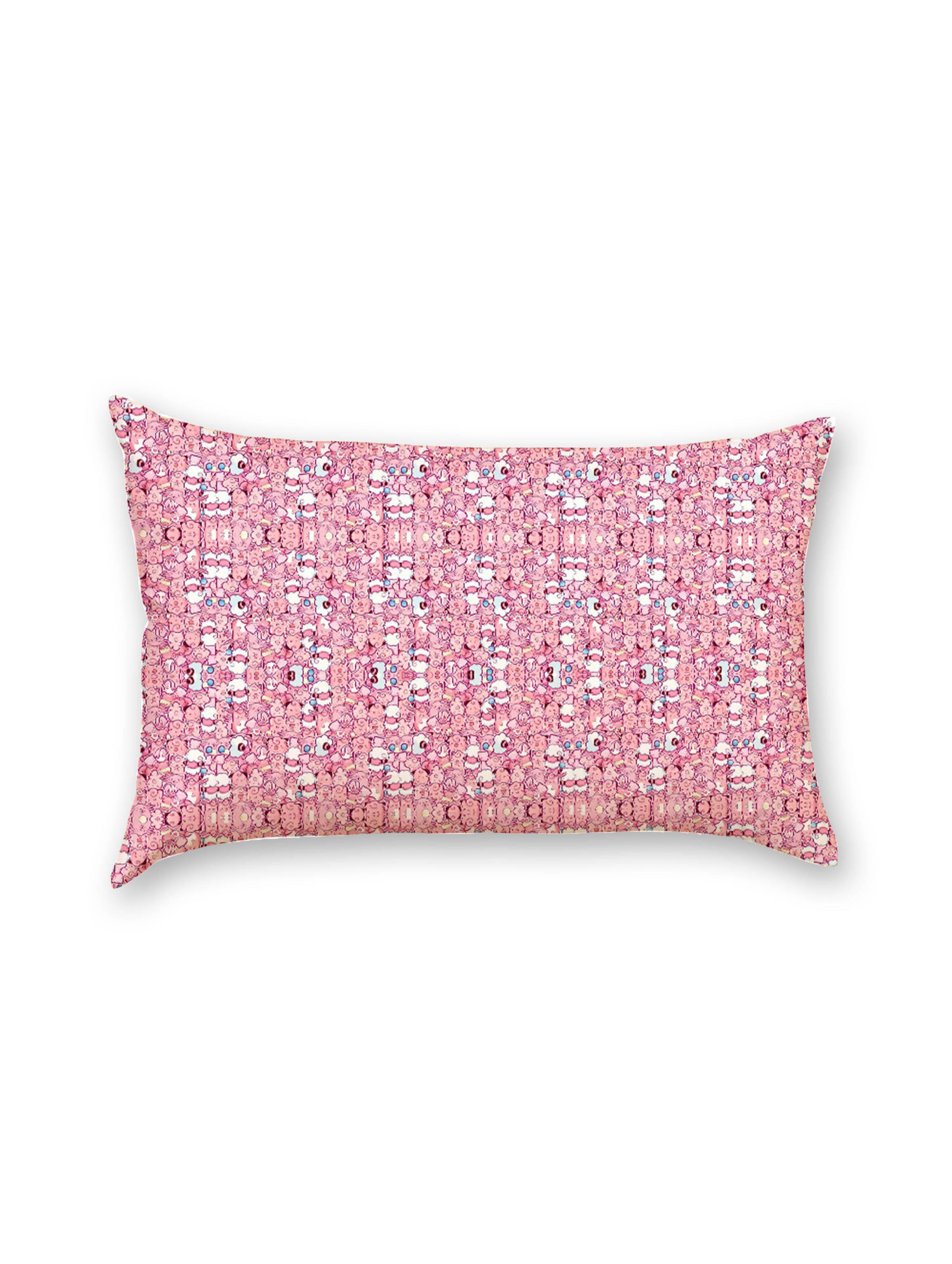 multicolor poly silk pillow - 9570302 - Zoom Image - 1
