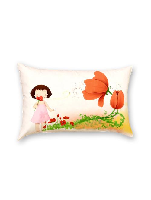 multicolor poly silk pillow - 9570306 - Standard Image - 1