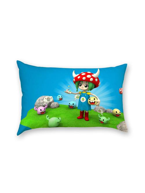 multicolor poly silk pillow - 9570338 - Standard Image - 1
