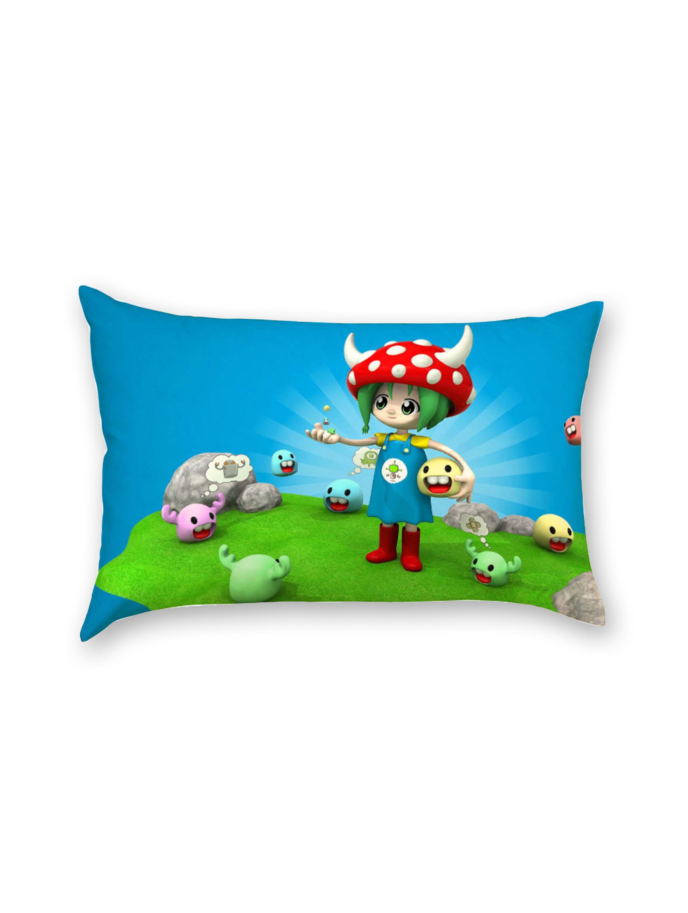 multicolor poly silk pillow - 9570338 - Zoom Image - 1
