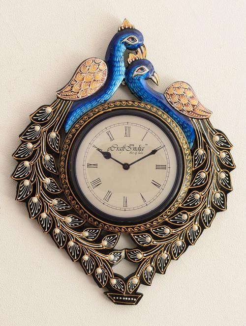 multicolor wooden wall clock - 9572277 - Standard Image - 1