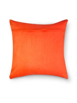 red embroidered cushion cover - 9573580 - Standard Image - 3