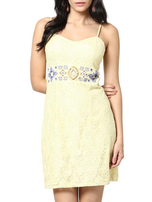 Lemon Yellow Sheath Dress - 957802 - Very Small Image - 1