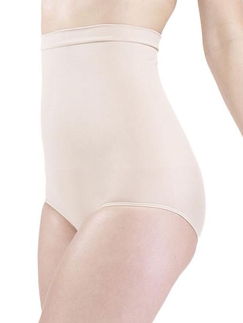 cream high waist shaper brief - 9578330 - Standard Image - 1