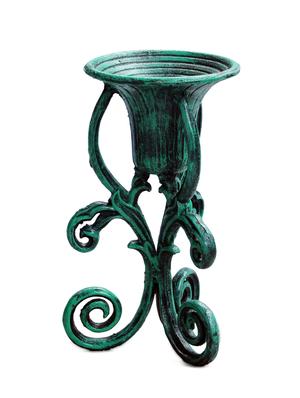 green cast iron antique planter - 9582526 - Standard Image - 3