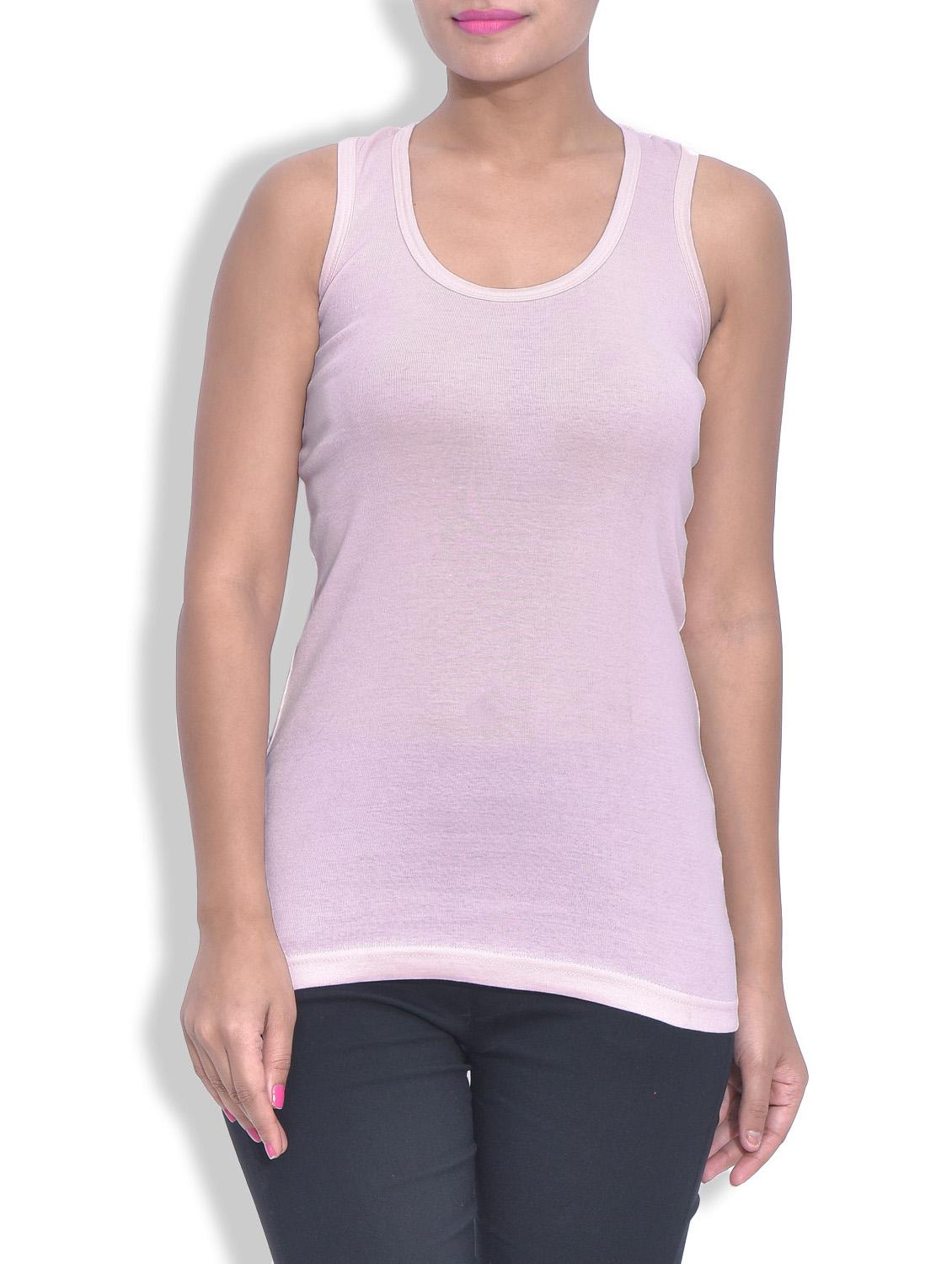 solid white cotton tank top - 9583717 - Zoom Image - 1