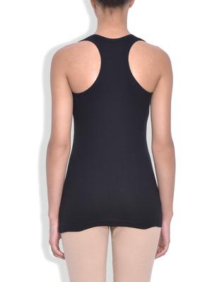 solid black cotton tank top - 9583720 - Standard Image - 3