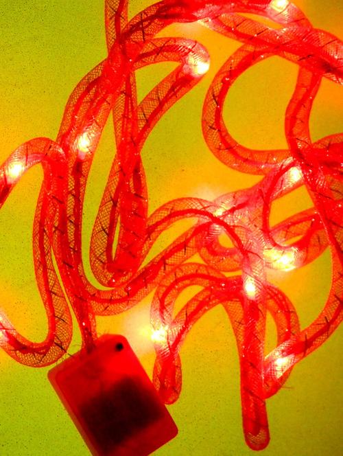 red plastic and net led pipe - 9589155 - Standard Image - 1