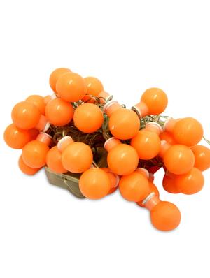 orange plastic bulb string light - 9589203 - Standard Image - 2