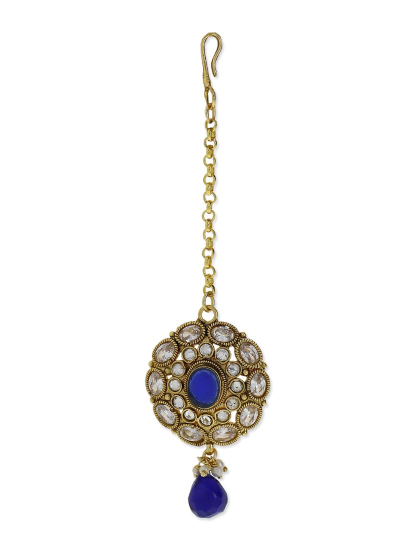 blue embellished pendants set - 9590397 - Zoom Image - 1