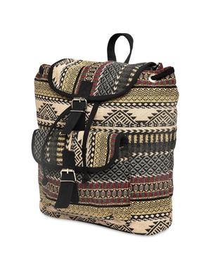 multicolored abstract canvas backpack - 9591664 - Standard Image - 2