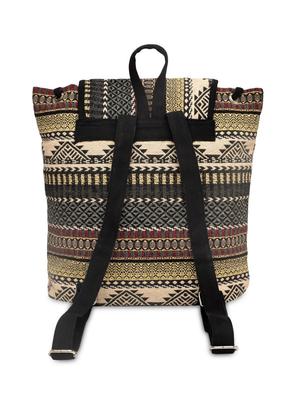 multicolored abstract canvas backpack - 9591664 - Standard Image - 3