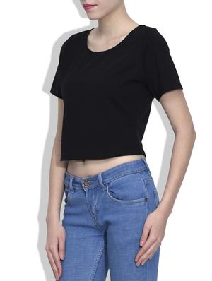 short sleeved crop tee - 9592978 - Standard Image - 2