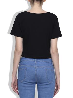 short sleeved crop tee - 9592978 - Standard Image - 3