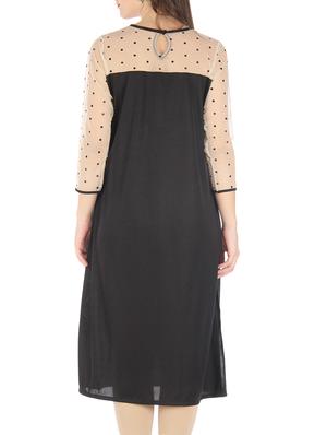 black rayon viscose printed kurti - 9595791 - Standard Image - 3