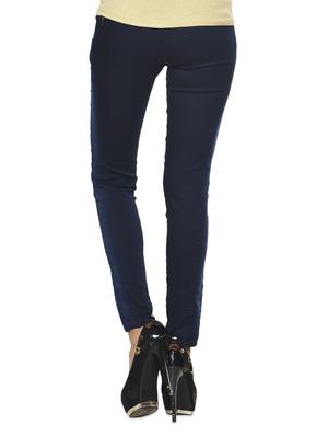 blue cotton lycra jegging - 960558 - Standard Image - 3