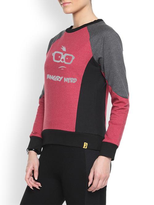 raglan sleeved graphic sweatshirt - 9606445 - Standard Image - 1