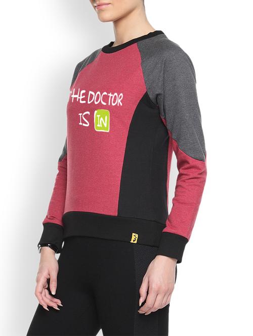 raglan sleeved graphic sweatshirt - 9606464 - Standard Image - 1