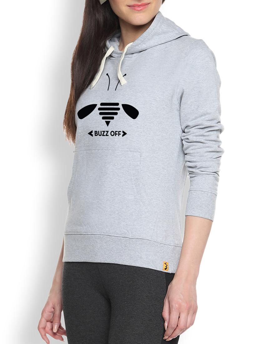 light grey printed sweatshirt - 9606798 - Zoom Image - 1