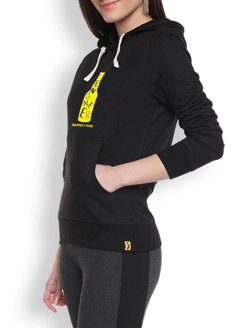 black printed sweatshirt - 9607012 - Zoom Image - 1