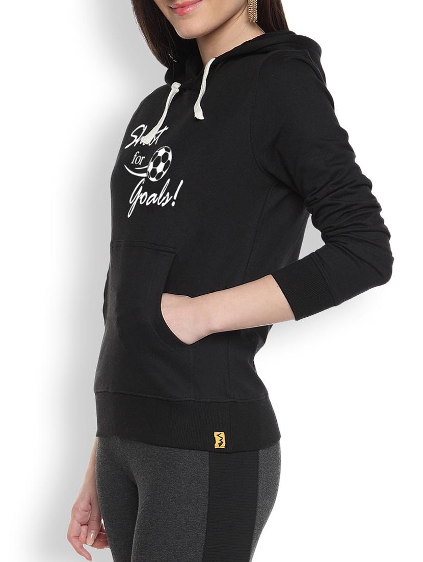 hooded neck graphic sweatshirt - 9607192 - Zoom Image - 1
