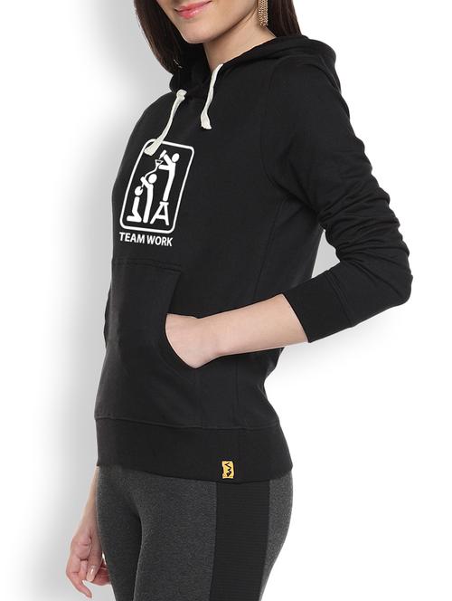 hooded neck graphic sweatshirt - 9607220 - Standard Image - 1
