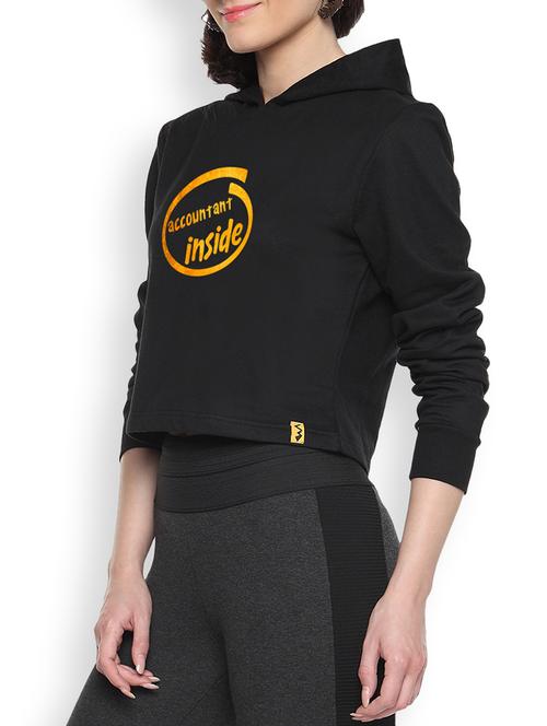 hooded neck graphic sweatshirt - 9607241 - Standard Image - 1
