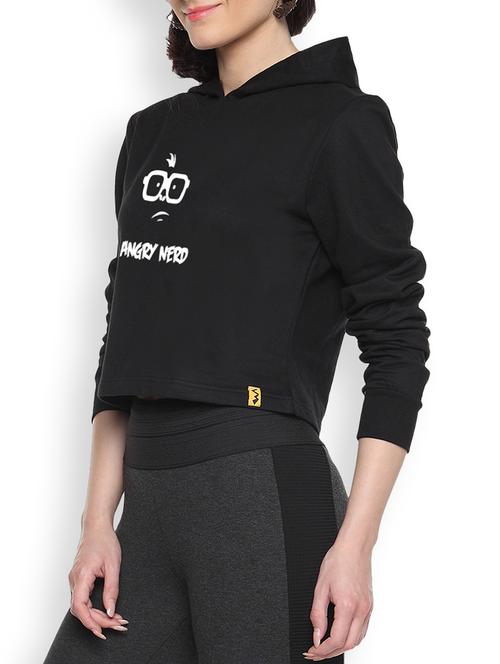 hooded neck graphic sweatshirt - 9607244 - Standard Image - 1