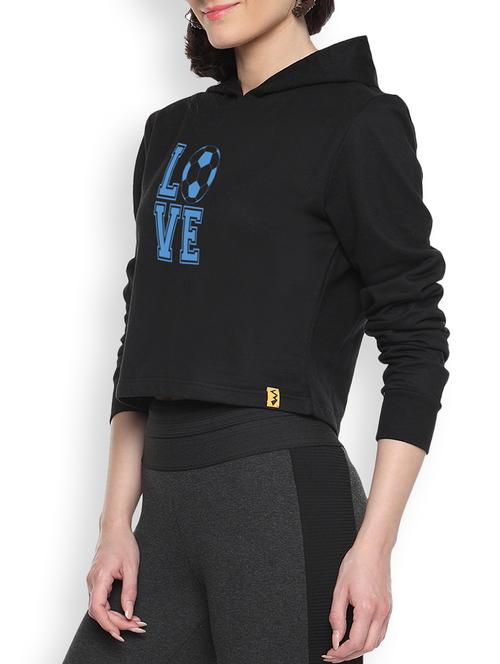 hooded neck graphic sweatshirt - 9607294 - Standard Image - 1