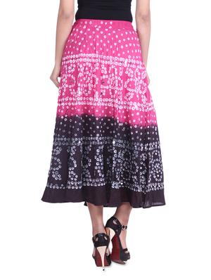 sequined tie and dye skirt - 9617180 - Standard Image - 3