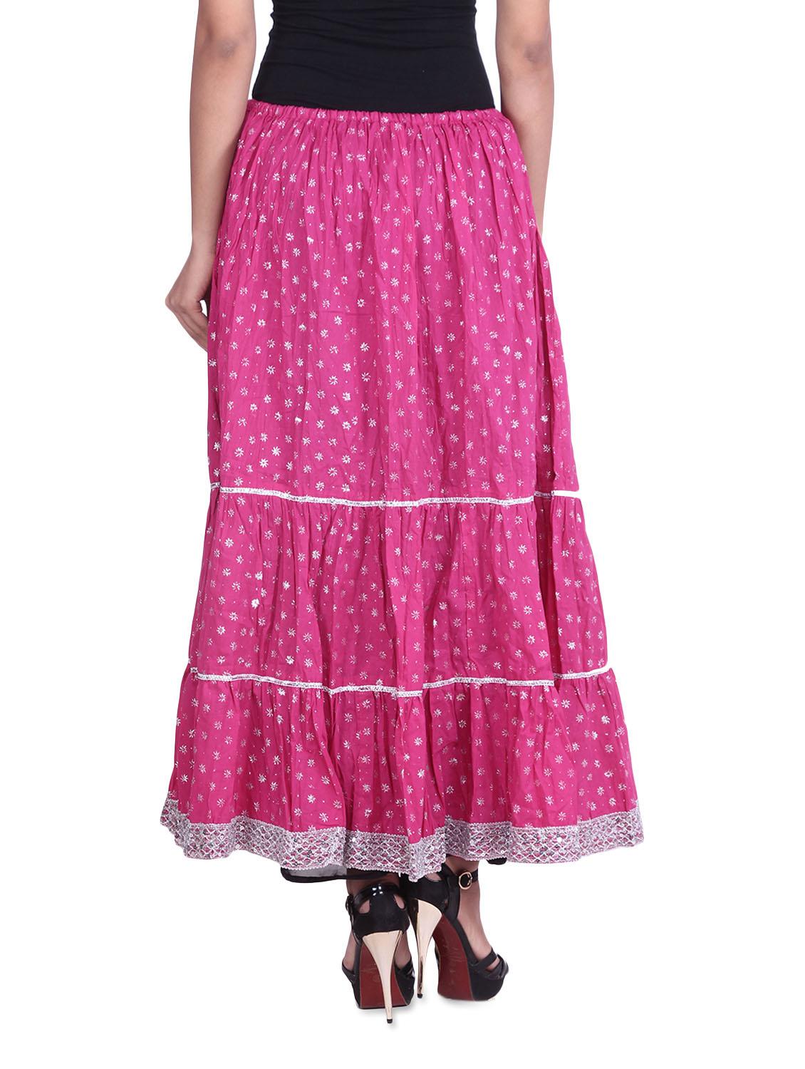 printed gathered skirt - 9617186 - Zoom Image - 3