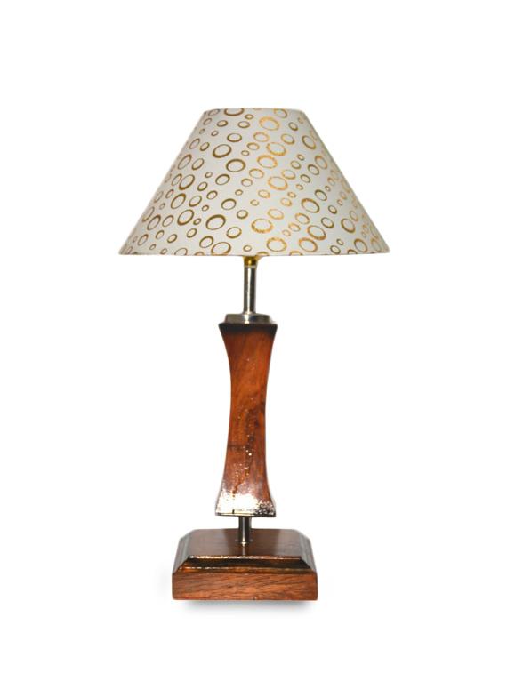 multicolored wooden table lamp - 9618593 - Zoom Image - 2