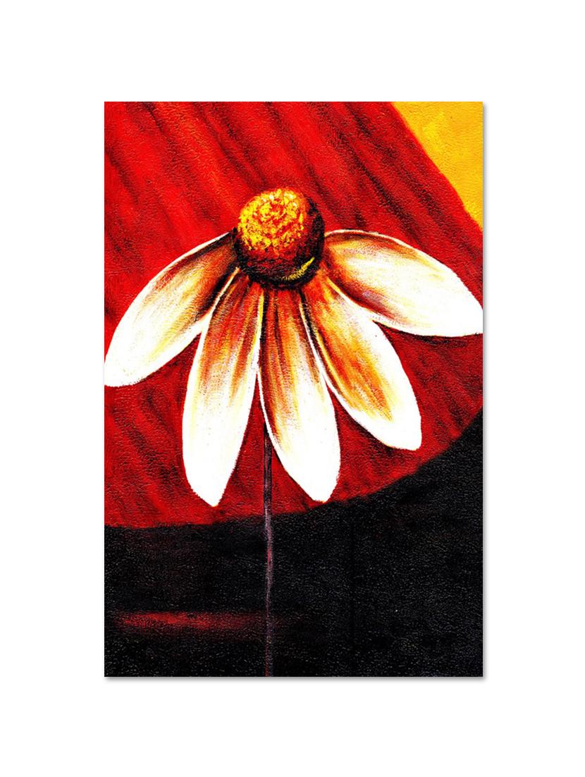 multicolour abstract printed canvas painting with wooden frame - 9618947 - Zoom Image - 1