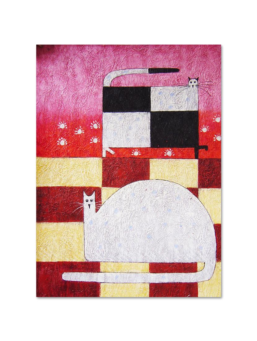 multicolour abstract printed canvas painting - 9618958 - Zoom Image - 1