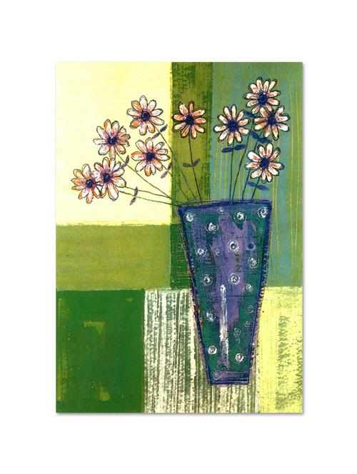 multicolour abstract printed canvas painting - 9618968 - Standard Image - 1