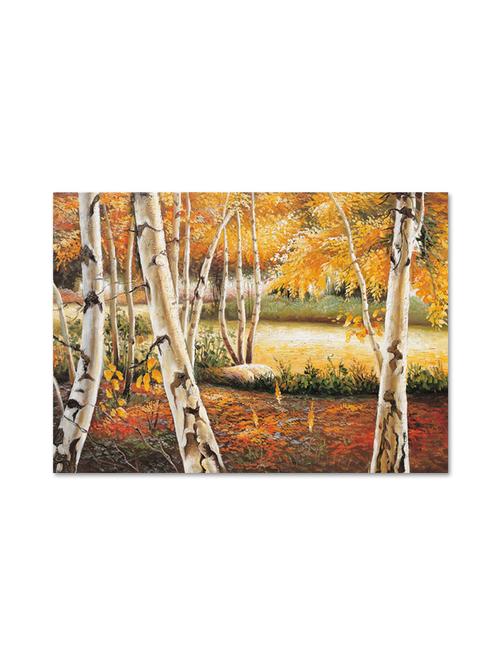multicolour abstract printed canvas painting - 9618976 - Standard Image - 1