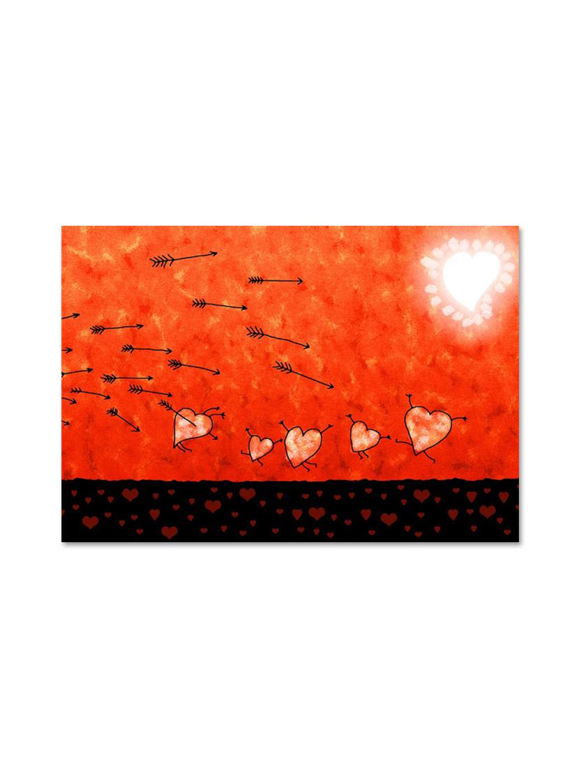 multicolour abstract printed canvas painting - 9618996 - Zoom Image - 1
