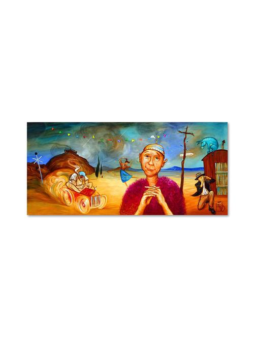 multicolour abstract printed canvas painting - 9618999 - Standard Image - 1