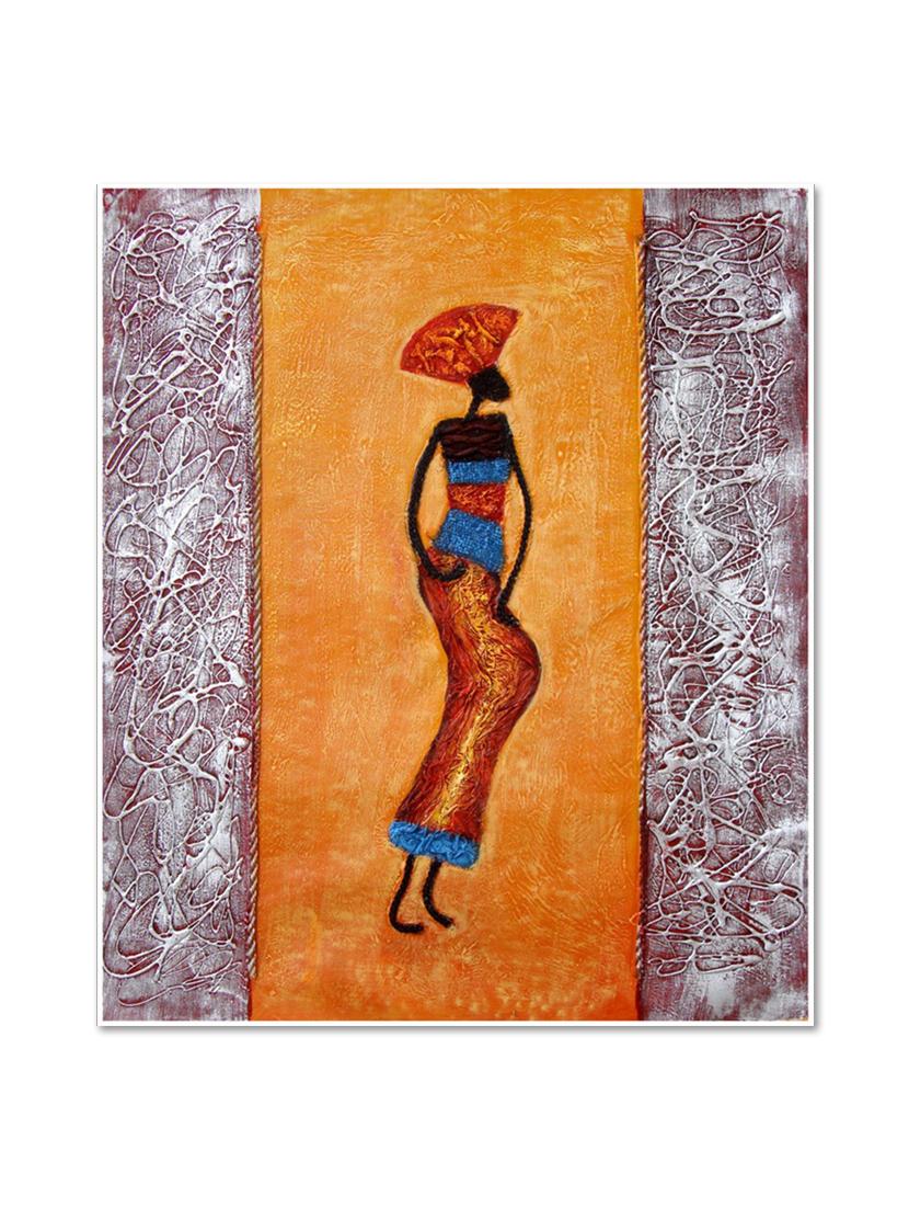 multicolour abstract printed canvas painting - 9619024 - Zoom Image - 1