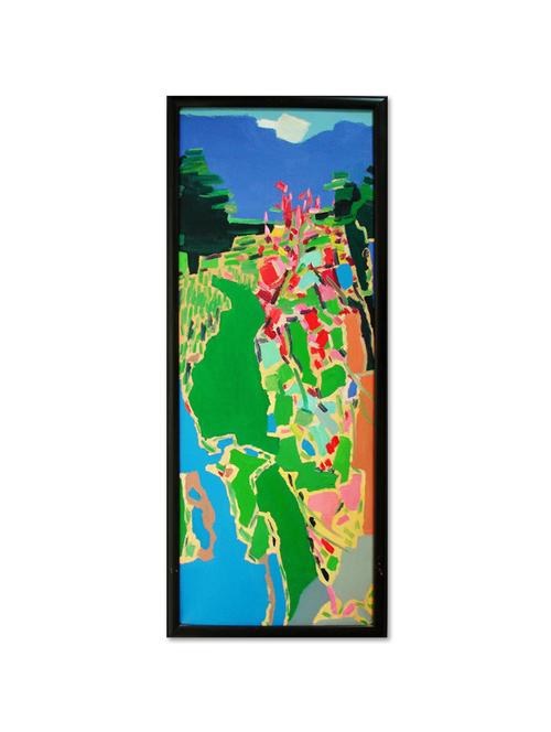 multicolour abstract printed canvas painting - 9619070 - Standard Image - 1