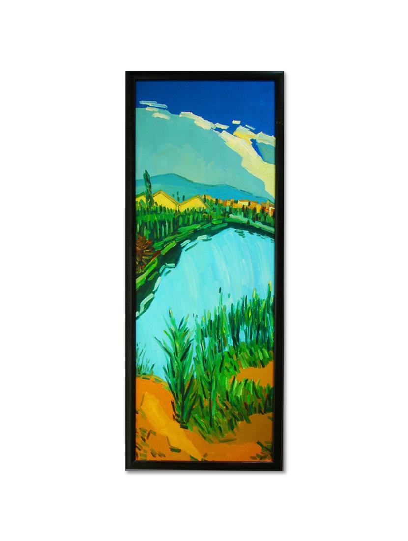 multicolour abstract printed canvas painting - 9619073 - Zoom Image - 1
