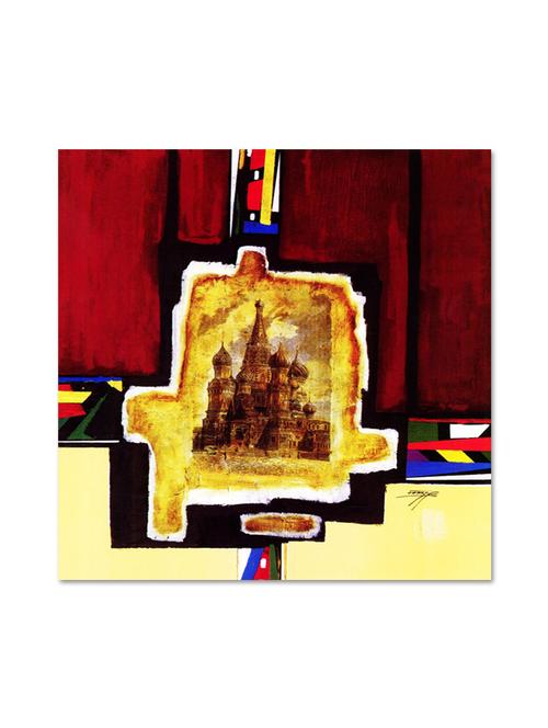 multicolour abstract printed canvas panting - 9619104 - Standard Image - 1