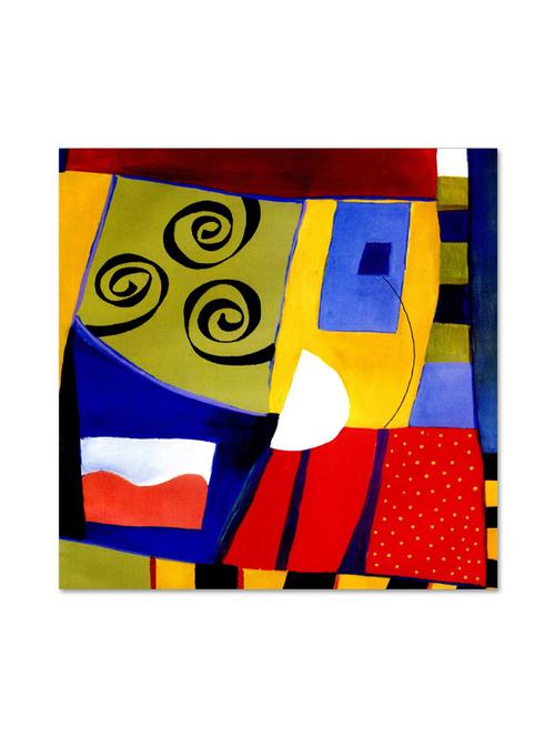 multicolour abstract printed canvas painting - 9619111 - Standard Image - 1