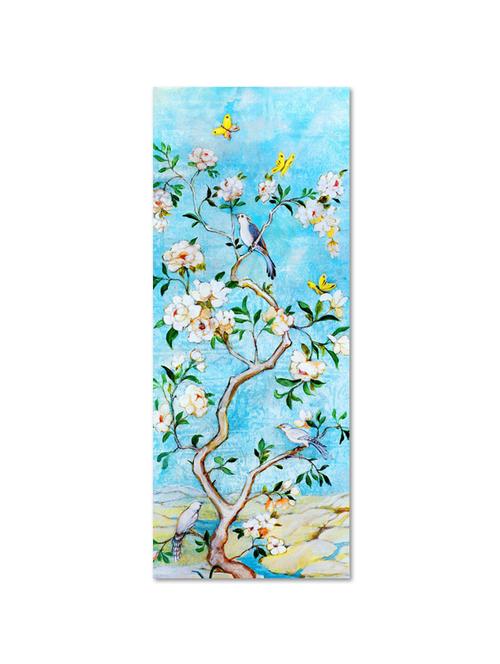 multicolour abstract printed canvas panting - 9619141 - Standard Image - 1