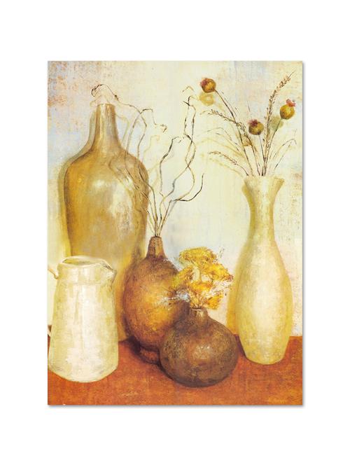 multicolour abstract printed canvas panting - 9619151 - Standard Image - 1