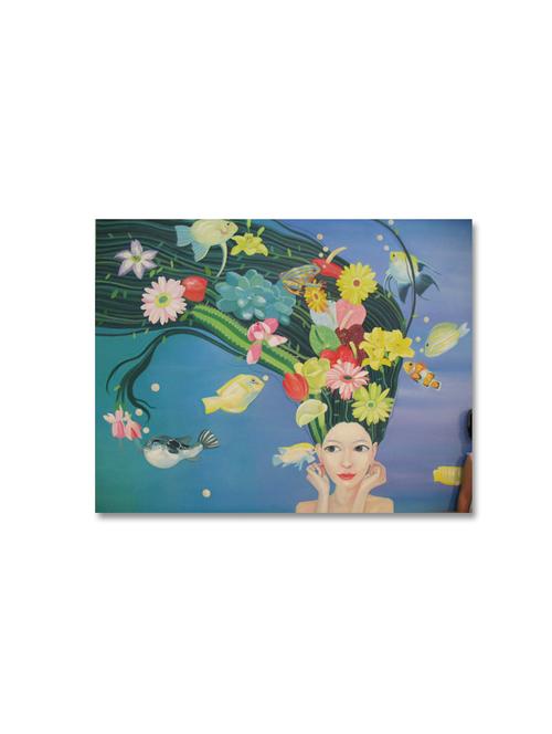multicolour abstract printed canvas painting - 9619220 - Standard Image - 1