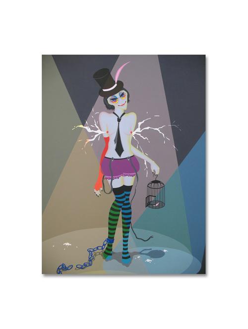 multicolour abstract printed canvas painting - 9619241 - Standard Image - 1