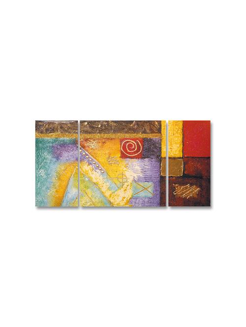 multicolour abstract printed canvas painting - 9619264 - Standard Image - 1
